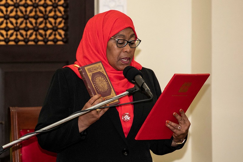 TANZANIA-POLITICS-SWEARING-IN-CEREMONY
